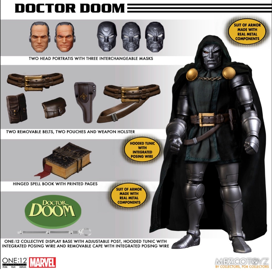 Mezco Toyz One:12 Collective Doctor Doom Action Figure (17 cm)