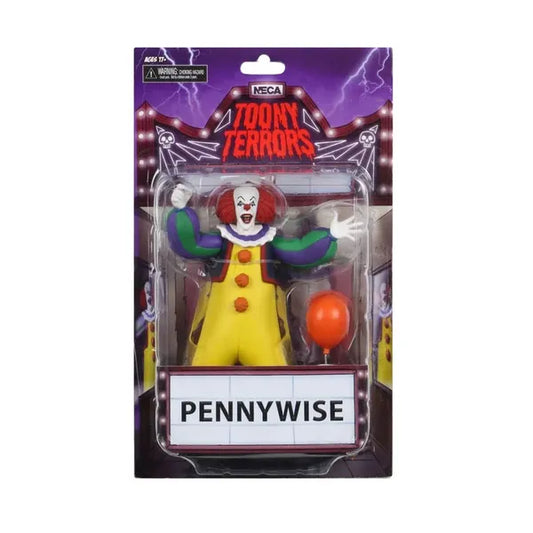 NECA Toony Terrors IT 1990 Pennywise Action Figure (6 inch Scale)