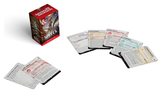 Wizards of the Coast Dungeons and Dragons Spells Levels 4-5 Reference Cards - View 2
