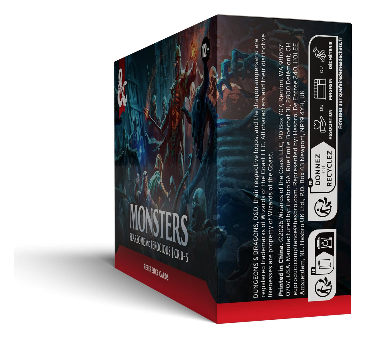 Wizards of the Coast Dungeons and Dragons Monsters Fearsome and Ferocious Reference Cards - View 5