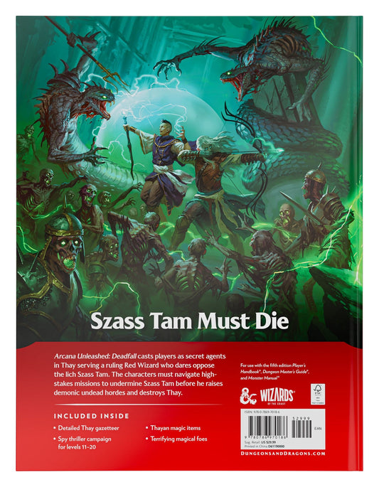 Wizards of the Coast Dungeons and Dragons Arcana Unleashed Deadfall Adventure Book (Hardcover) - View 2