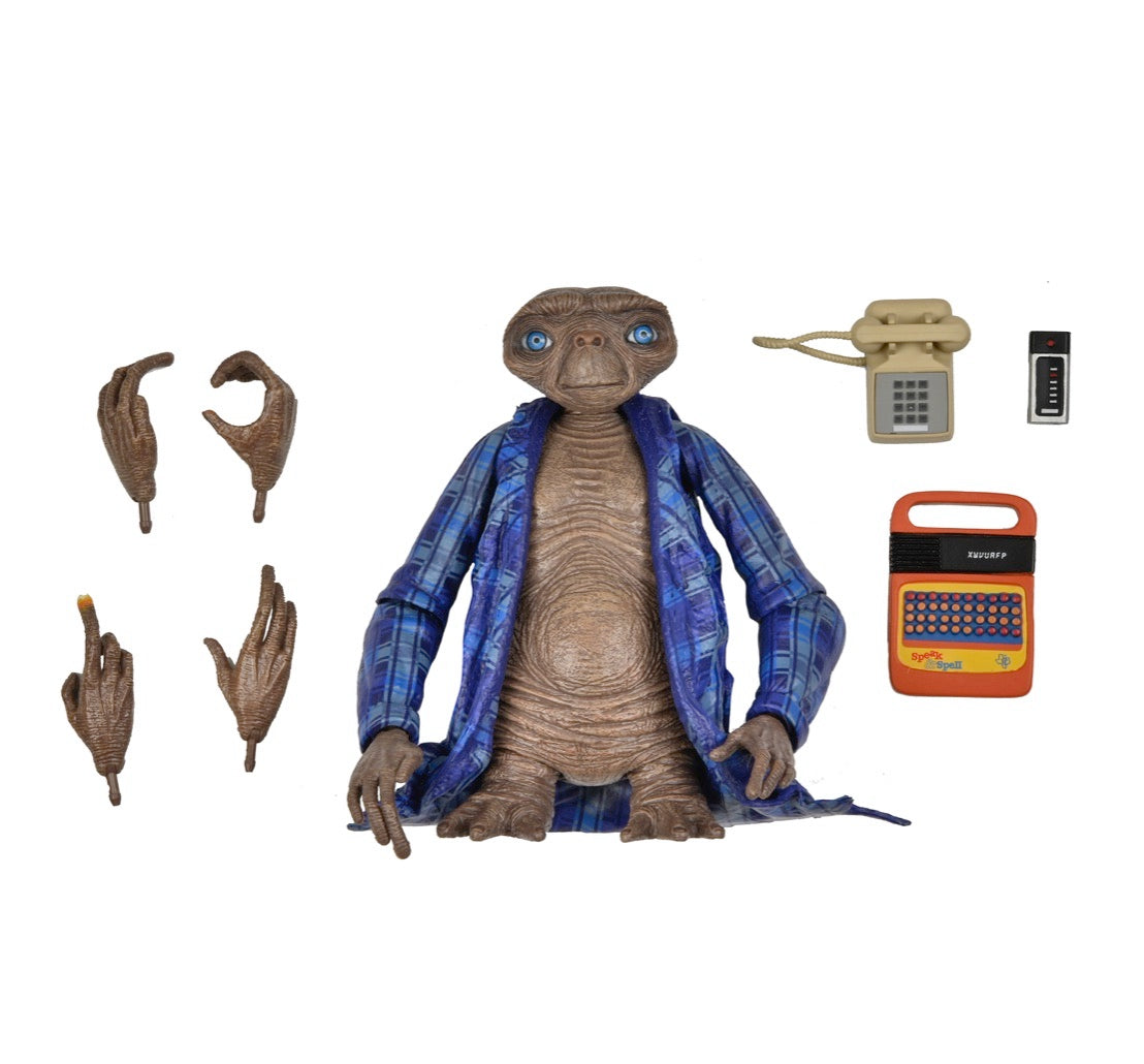 NECA E.T. 40th Anniversary Telepathic E.T. Ultimate Action Figure (7 inch Scale)