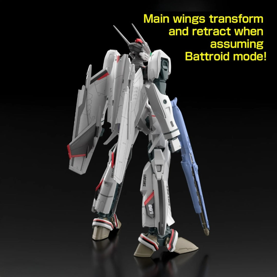 Bandai Macross High Grade (HG) VF-25F Messiah Valkyrie Alto Custom Plastic Model Kit (1/100 Scale) - View 4