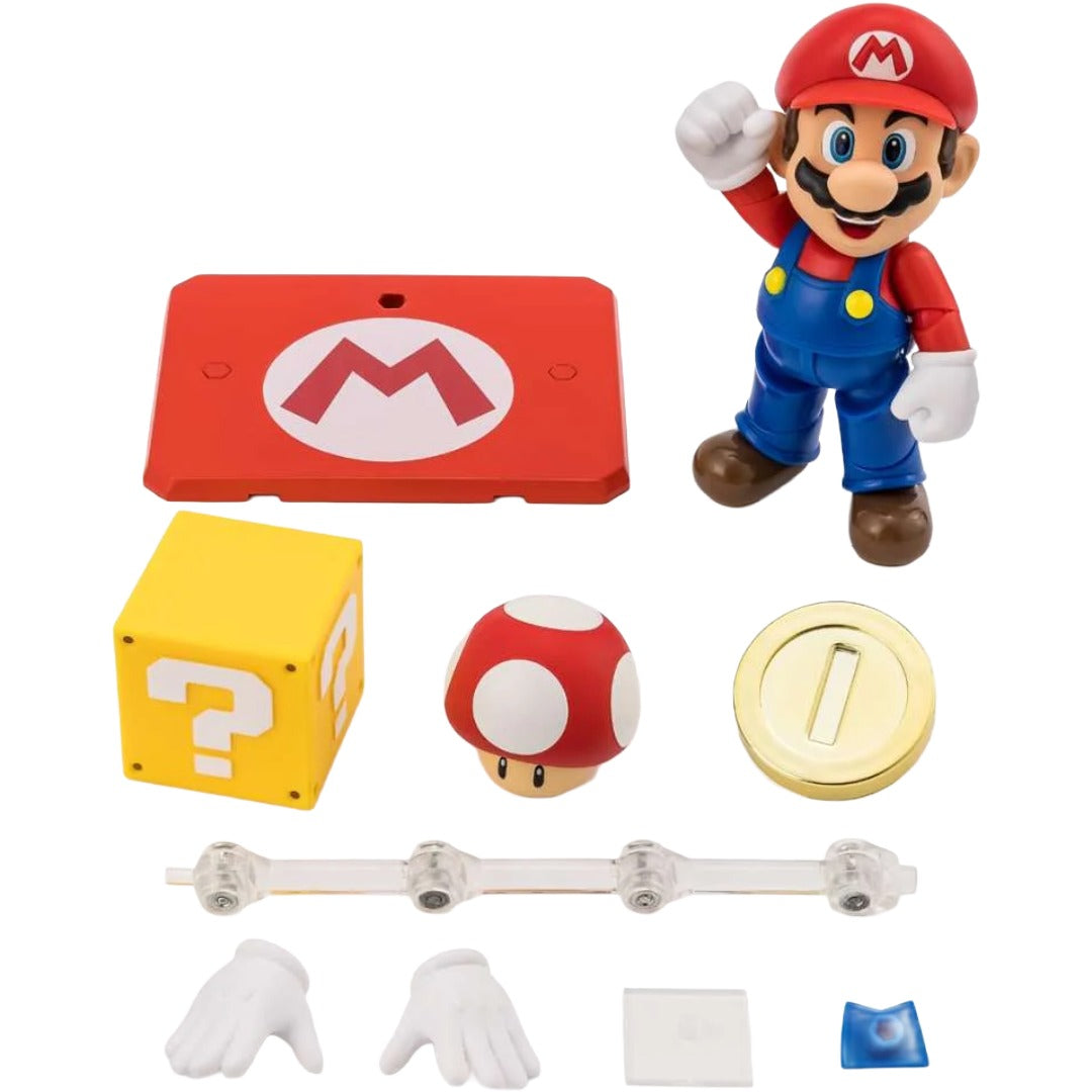 Bandai Tamashii Nations S.H. Figuarts Super Mario Action Figure (10 cm)