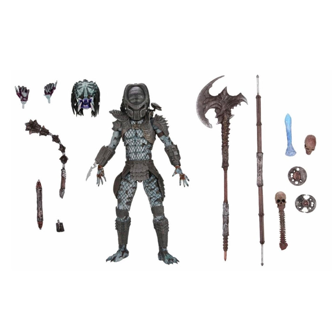 NECA Predator 2 30th Anniversary Collection Warrior Predator Ultimate Action Figure (7 inch Scale)