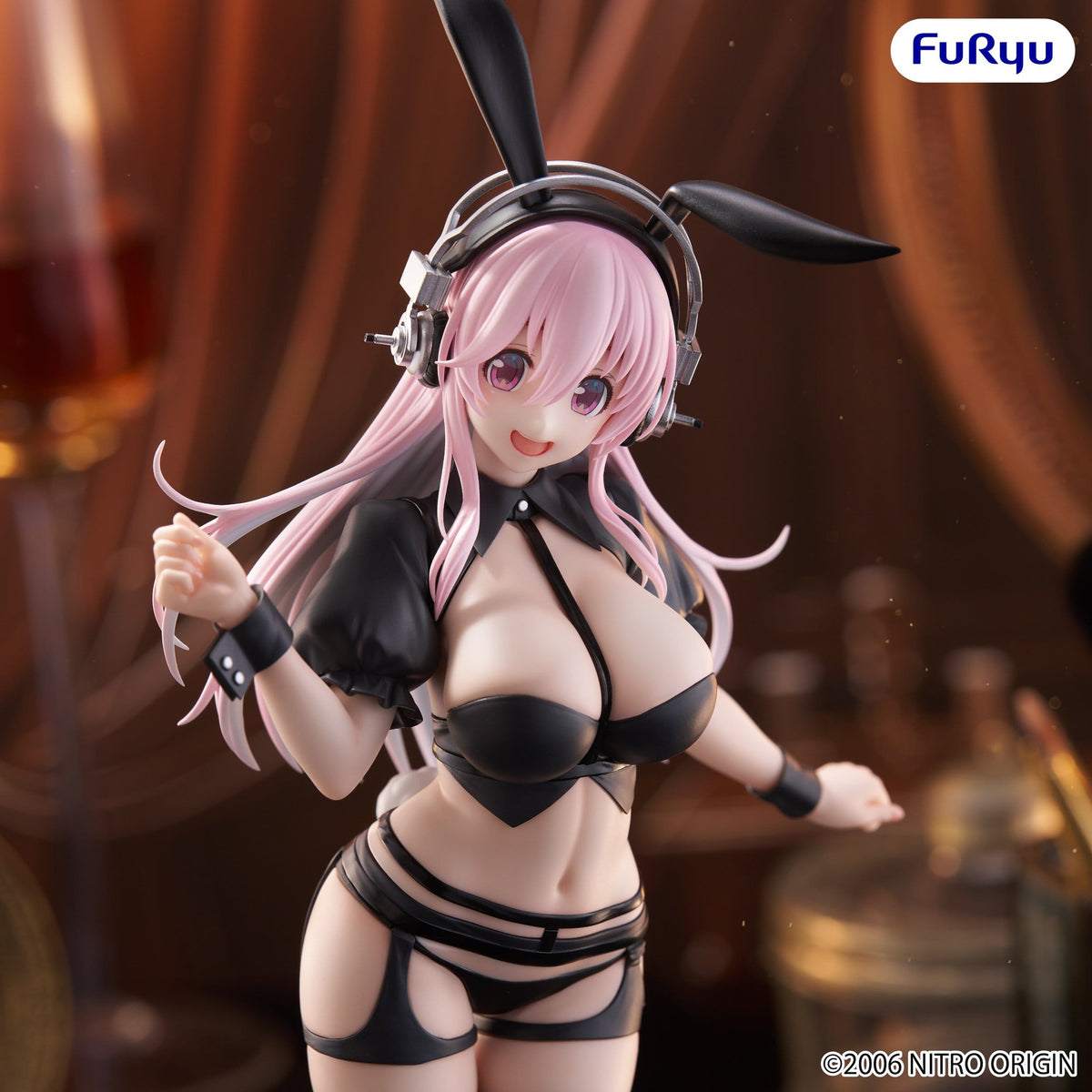 FuRyu BiCute Bunnies Super Sonico Reverse Bunny Ver. PVC Statue (29 cm) - View 4