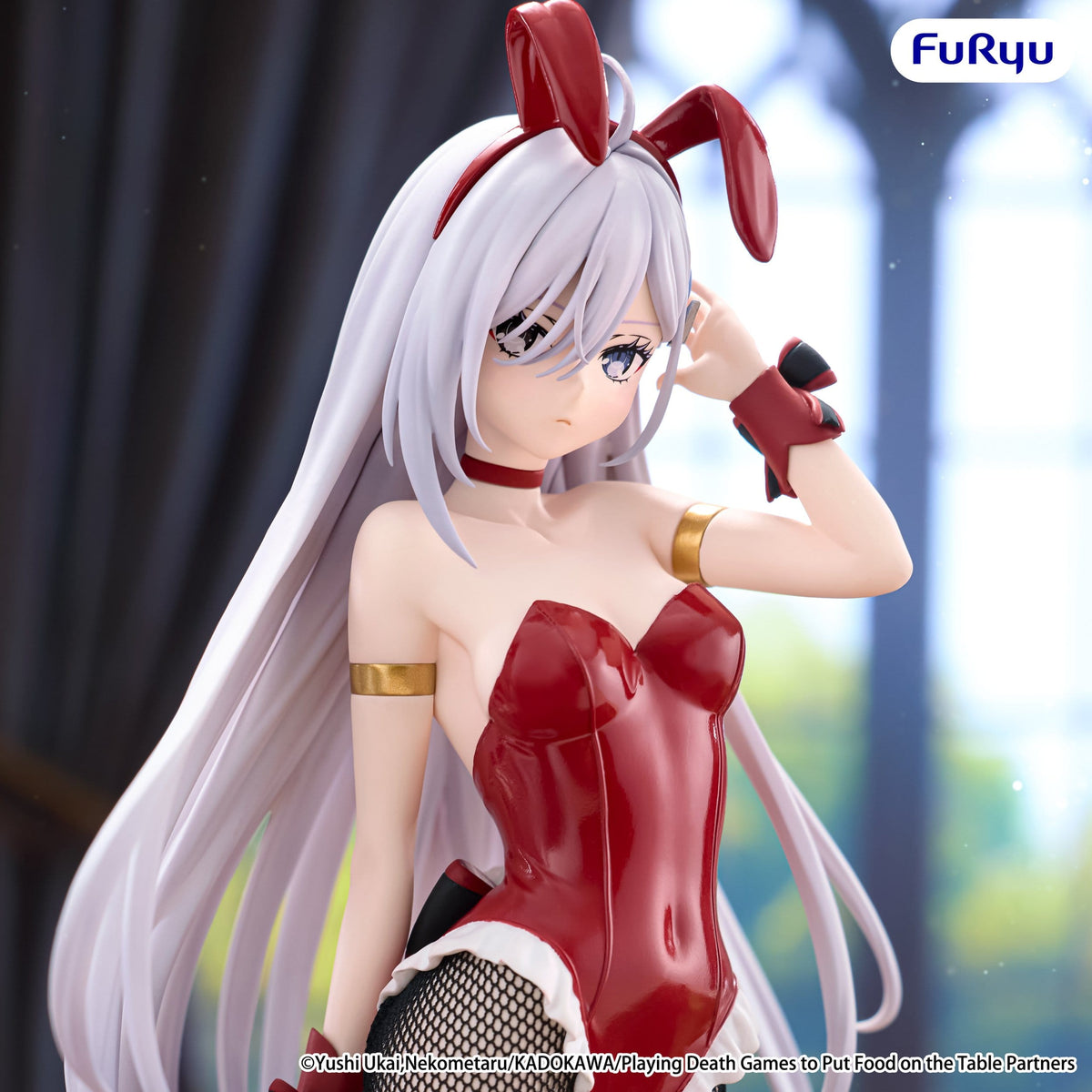 FuRyu BiCute Bunnies Playing Death Games to Put Food on the Table Yuki PVC Statue (25 cm) - View 3