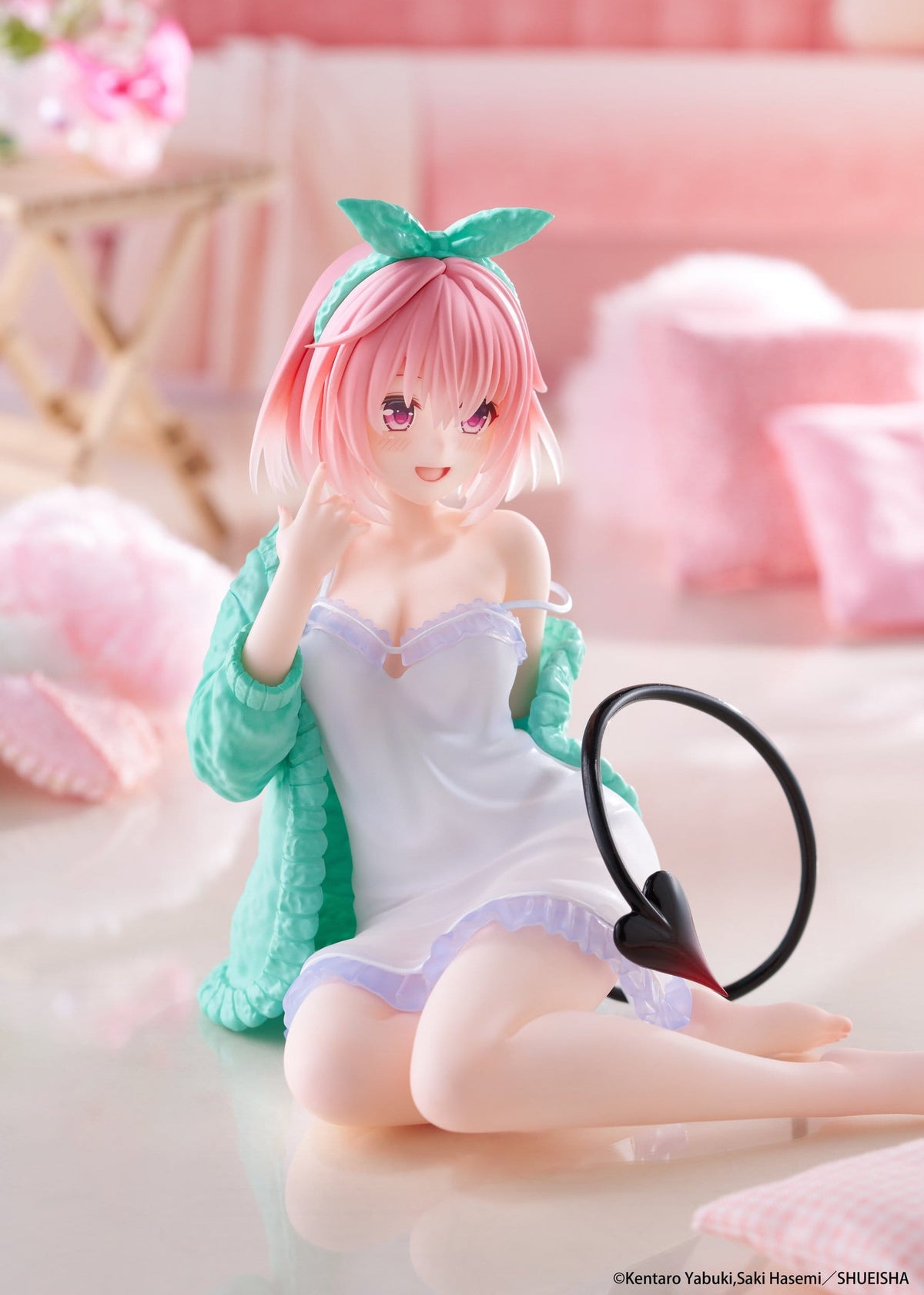 Taito Desktop Cute To Love-Ru Darkness Momo Roomwear Ver. PVC Figure (13 cm) - View 13