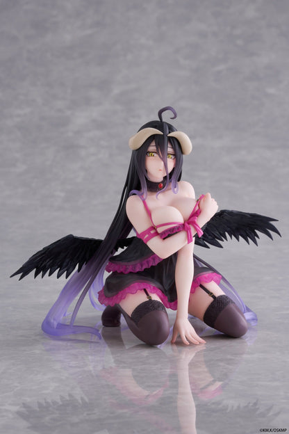 Taito Desktop Cute Overlord Albedo Negligee Ver. PVC Figure (13 cm) - View 9