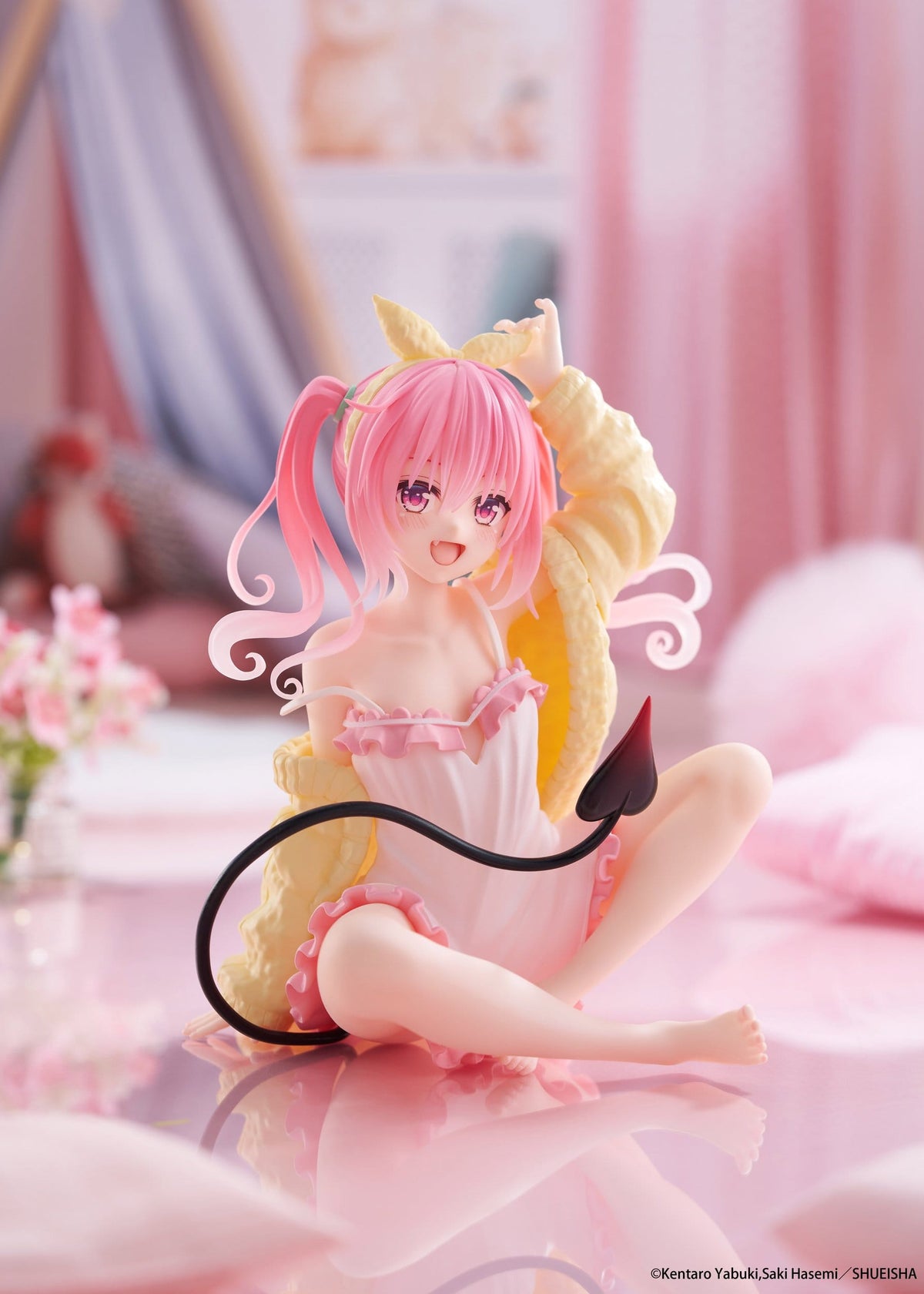 Taito Desktop Cute To Love-Ru Darkness Nana Astar Deviluke Room Wear Ver. PVC Statue (13 cm) - View 5