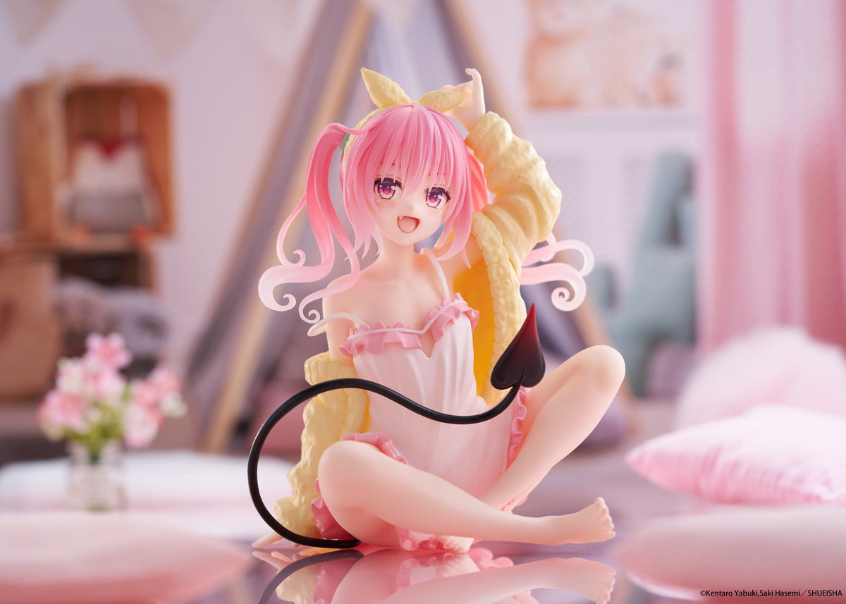 Taito Desktop Cute To Love-Ru Darkness Nana Astar Deviluke Room Wear Ver. PVC Statue (13 cm) - View 6