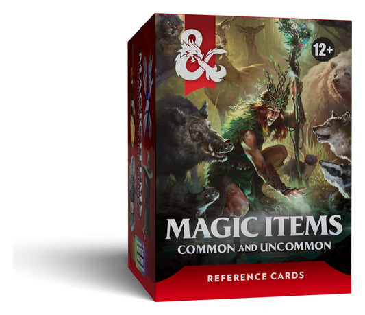 Wizards of the Coast Dungeons and Dragons Magic Items Common and Uncommon Reference Cards - View 1