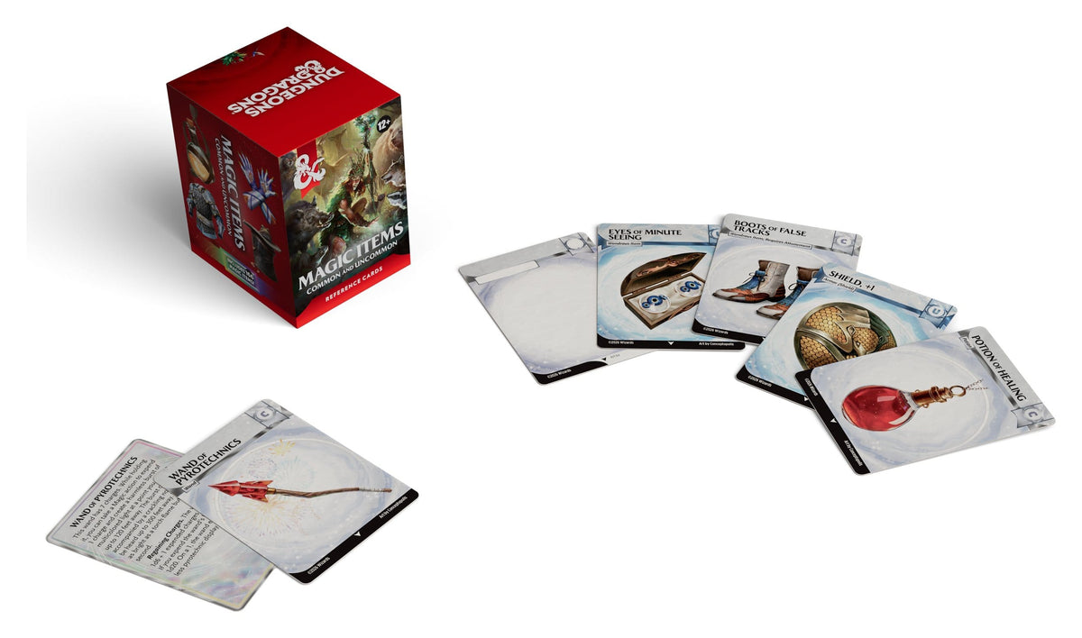 Wizards of the Coast Dungeons and Dragons Magic Items Common and Uncommon Reference Cards - View 2