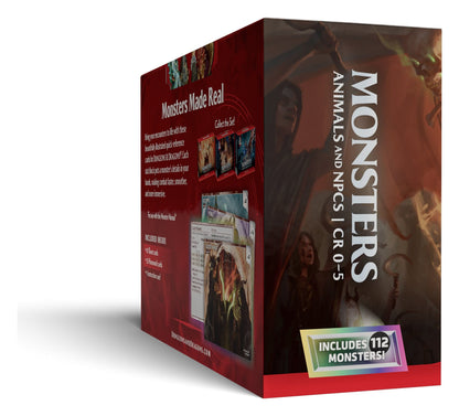 Wizards of the Coast Dungeons and Dragons Monsters Animals and NPCs Reference Cards - View 4