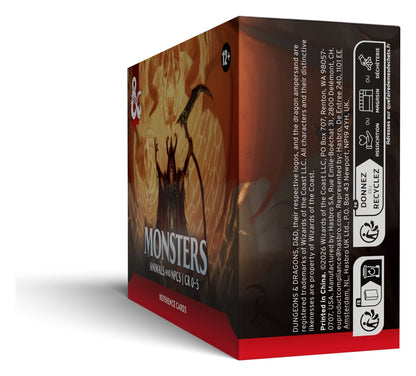 Wizards of the Coast Dungeons and Dragons Monsters Animals and NPCs Reference Cards - View 5