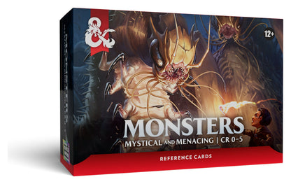 Wizards of the Coast Dungeons and Dragons Monsters Mystical and Menacing Reference Cards - View 1