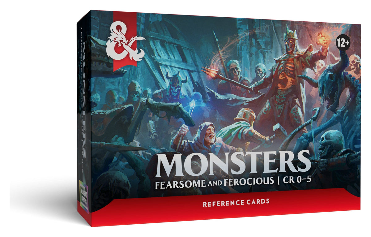 Wizards of the Coast Dungeons and Dragons Monsters Fearsome and Ferocious Reference Cards - View 1