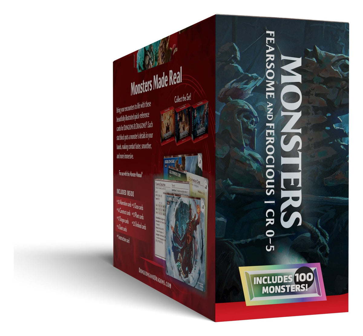 Wizards of the Coast Dungeons and Dragons Monsters Fearsome and Ferocious Reference Cards - View 4