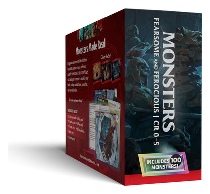 Wizards of the Coast Dungeons and Dragons Monsters Fearsome and Ferocious Reference Cards - View 4
