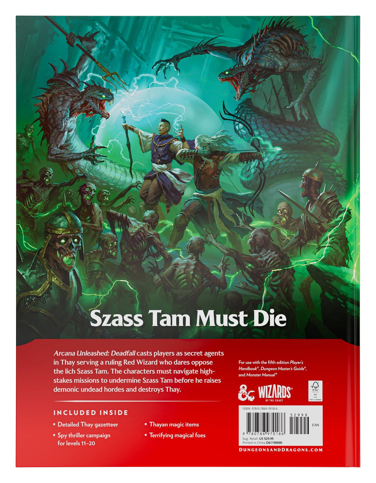 Wizards of the Coast Dungeons and Dragons Arcana Unleashed Deadfall Adventure Book (Hardcover) - View 2