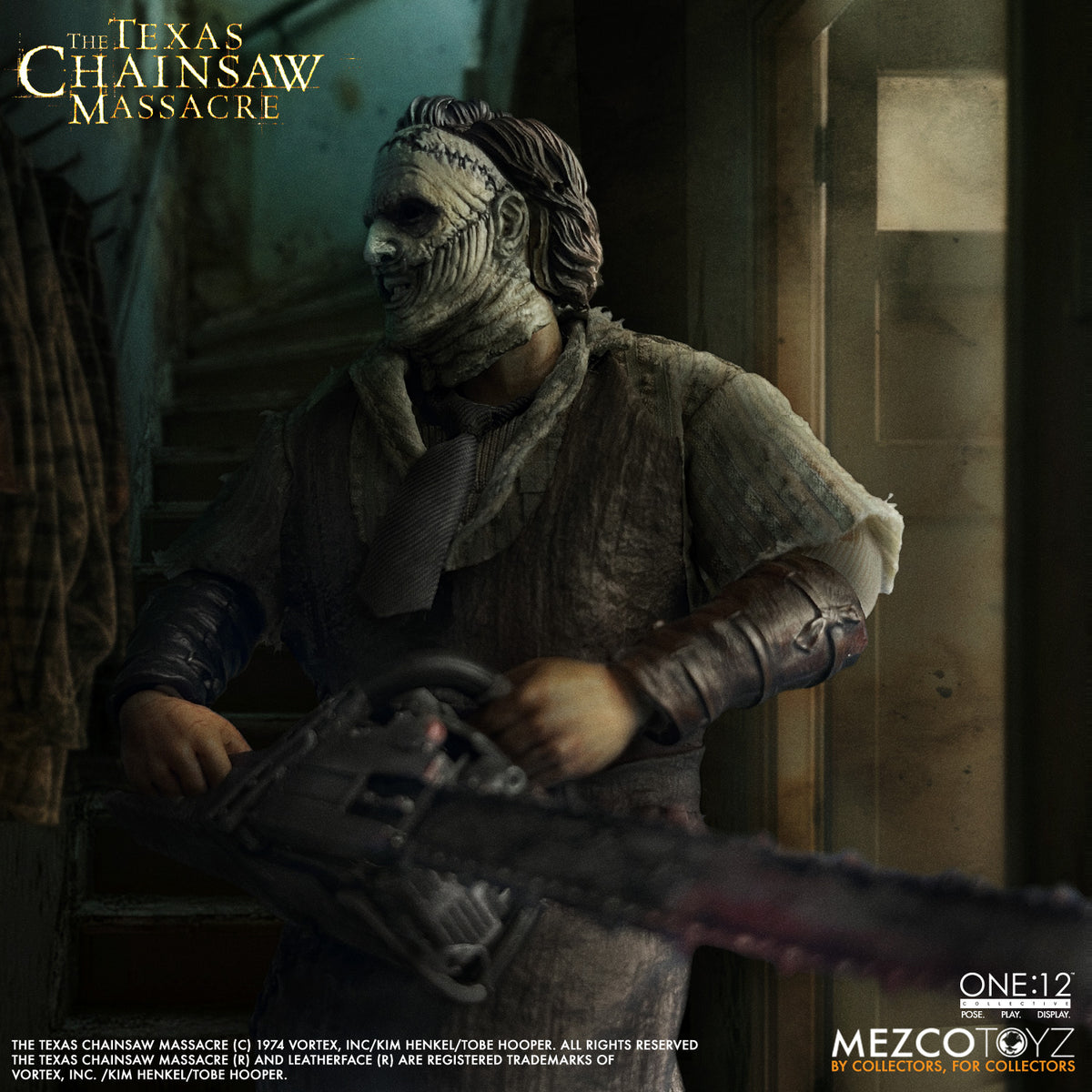 Mezco Toyz One:12 Collective Texas Chainsaw Massacre Leatherface Action Figure (1/12 Scale) - View 8
